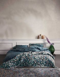 ESSENZA Aleste Slate grey Quilt 150 x 200 cm