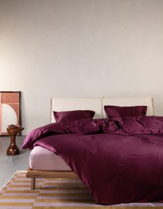 Essenza Aziza Mauve wine Duvet cover 140 x 200