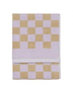 Marc O'Polo Checker Lilac Guest towel 30 x 50 cm