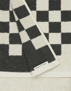 Marc O'Polo Checker Anthracite Towel 70 x 140 cm