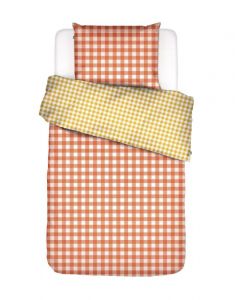 ESSENZA & CO Checking-in Orange Duvet cover 140 x 220