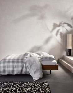 ESSENZA Chess Grey Duvet cover 260 x 220 cm