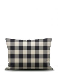 ESSENZA Chess Anthracite Pillowcase 60 x 70 cm