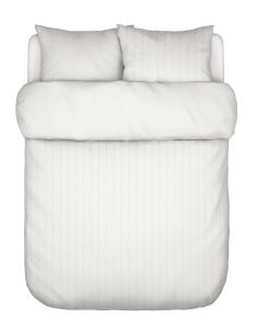 Marc O'Polo Classic fine stripe Grey mist Duvet cover 200 x 220 cm