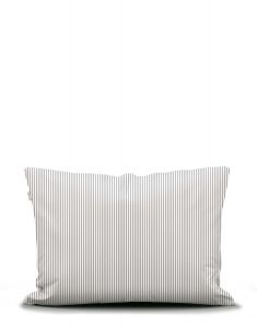 Marc O'Polo Classic fine stripe Anthracite Pillowcase 40 x 40 cm