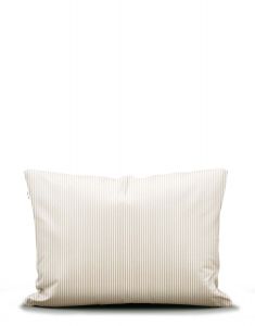 Marc O'Polo Classic fine stripe Dark Sand Pillowcase 40 x 40 cm