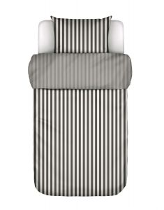 Marc O'Polo Classic Stripe Anthracite Duvet cover 140 x 200 cm