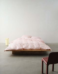 Marc O'Polo Classic Stripe Rose smoke Duvet cover 200 x 220 cm