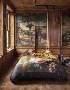ESSENZA Clemence cumin yellow Duvet cover 140 x 220 cm
