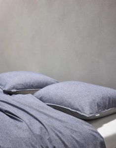 Marc O'Polo Eilif Flannel Twilight Blue Duvet cover 140 x 200 cm