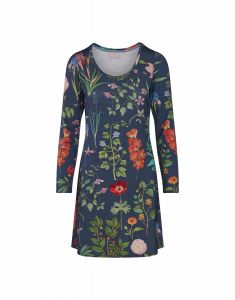 ESSENZA Elm Marigold Slate grey Nightdress long sleeve M