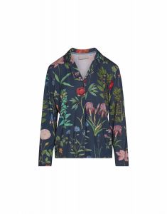 ESSENZA Elodie Marigold Slate grey Top Long Sleeve L