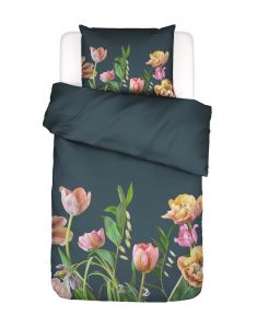 ESSENZA Eloise Slate grey Duvet cover 155 x 220 cm