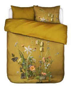 ESSENZA Ficaria Flower ochre Duvet cover 200 x 220 cm