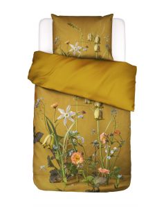 ESSENZA Ficaria Flower ochre Duvet cover 135 x 200 cm