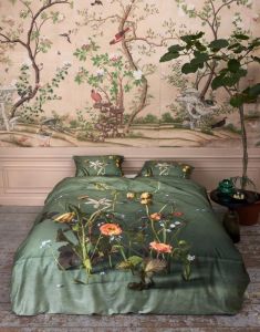 ESSENZA Ficaria Greenish Duvet cover 240 x 220 cm