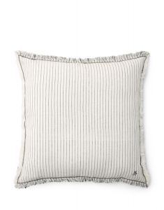 Marc O'Polo Fine Stripe Anthracite Cushion 50 x 50 cm