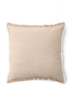 Marc O'Polo Fine Stripe Dark Sand Cushion 50 x 50 cm