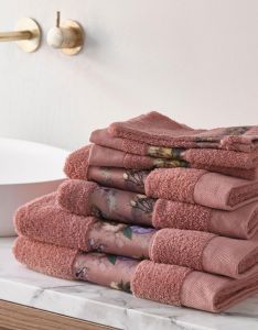 ESSENZA Fleur Dusty Rose Handtuch 70 x 140 cm