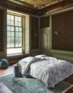 ESSENZA Floor illusion blue Duvet cover 200 x 200 cm