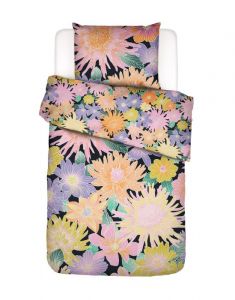 ESSENZA & CO Flower fling Black Duvet cover 135 x 200 cm