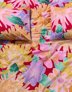 ESSENZA Flower fling Happy red Duvet cover 140 x 200 cm
