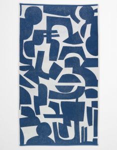 Marc O'Polo Geo Murphy marine Beach towel 100 x 180 cm