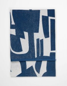 Marc O'Polo Geo Murphy marine Beach towel 100 x 180 cm