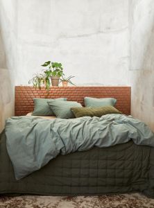ESSENZA Guy Sea Green Bettwäsche 155 x 220 cm