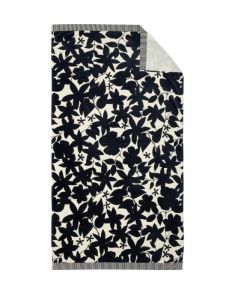 ESSENZA Imara Anthracite Beach towel 100 x 180 cm