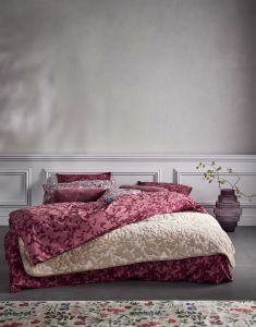 ESSENZA Imara Burgundy Duvet cover 260 x 220 cm