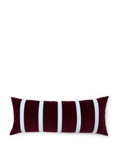 Essenza Isole Mauve wine Cushion large 40 x 90
