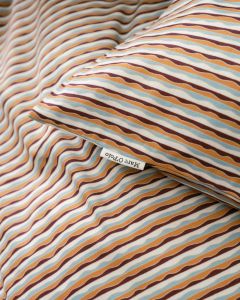 Marc O'Polo Janne Dark coral Duvet cover 140 x 220 cm