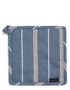 Marc O'Polo Jona Smoke Blue Topflappen 22 x 22 cm