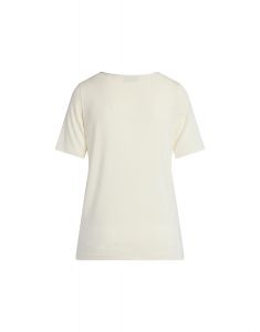 ESSENZA Julot Uni Vanilla Top short sleeve L