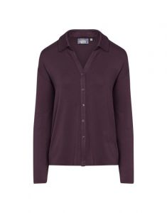ESSENZA Kae Uni plum wine Top Long Sleeve XL
