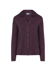Essenza Kae Uni plum wine Top Long Sleeve XS