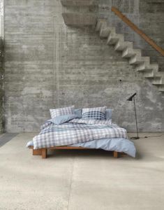 Marc O'Polo Klaudi Powder blue Duvet cover 200 x 220 cm