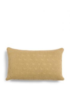 ESSENZA Knitted Ajour Yellow Cushion 30 x 50