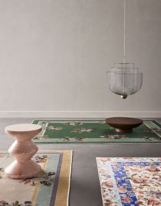 ESSENZA Laurine Shale green Carpet small 60 x 90 cm
