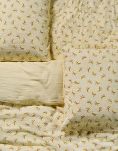 ESSENZA & CO Lily melody lemon yellow Duvet cover 135 x 200 cm