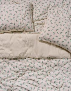 ESSENZA & CO Lily melody Tofu taupe Duvet cover 140 x 220 cm