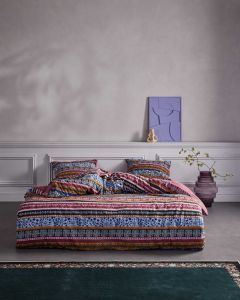 ESSENZA Lita Mauve Duvet cover 240 x 220 cm