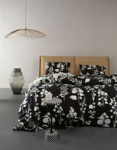 ESSENZA Liva Anthracite Duvet cover 240 x 220 cm
