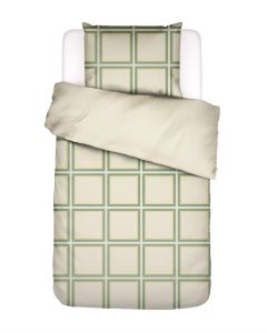 Essenza Luca Basil green Duvet cover 140 x 220