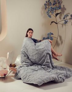 ESSENZA Maribel Grey Duvet cover 240 x 220 cm