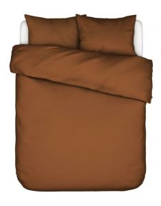 ESSENZA Minte Leather Brown Bettwäsche 200 x 200 cm