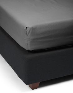 ESSENZA Minte Global grey Fitted sheet 90 x 200 cm