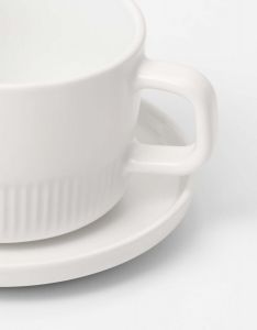 Marc O'Polo Moments Chalk white Coffee cup & saucer