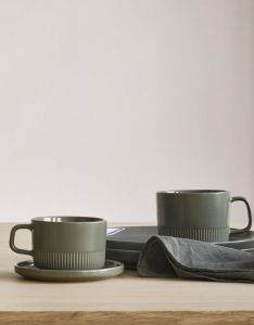 Marc O'Polo Moments Olive green Coffee cup & saucer 20